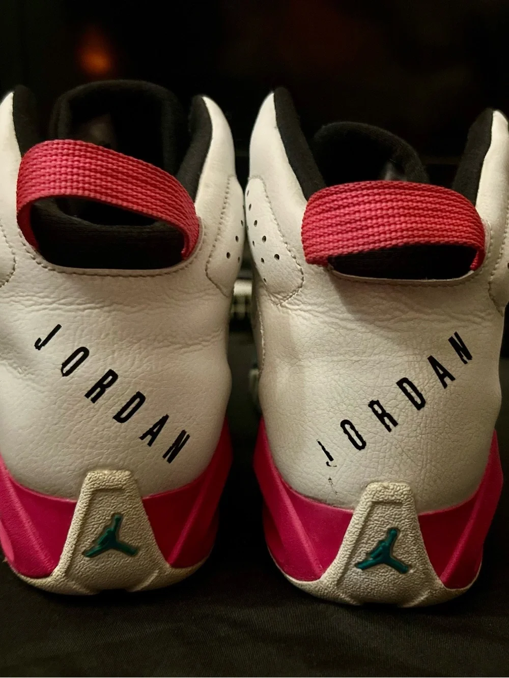 Jordan Men's Athletic Basketball Shoes - White & Teal